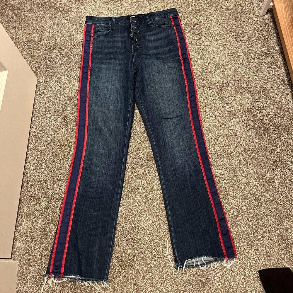 Vervet Crop Flare Jean